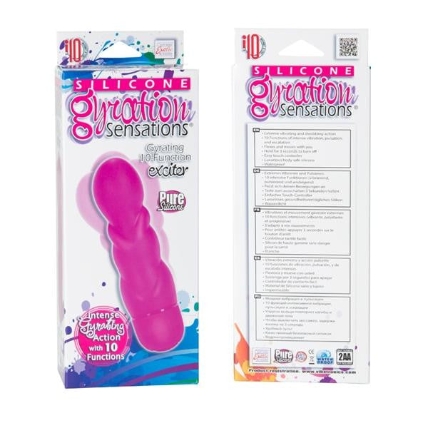 Silicone Gyration Sensations Gyrating Exciter Pink