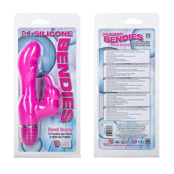 Silicone Bendies Bendi Bunny Pink