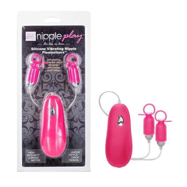 Nipple Play Nipple Pleasurizer Vibrating Pink