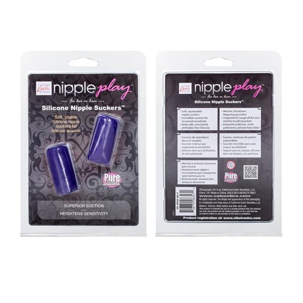 Nipple Play Nipple Suckers Silicone Purple