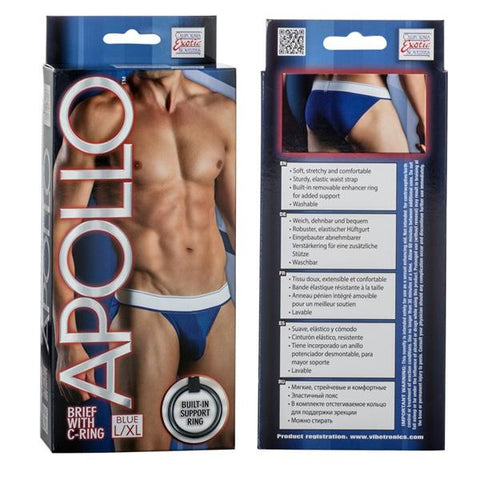 Apollo Brief W-cring Blue L-xl