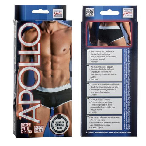 Apollo Boxer W-cring Black M-l