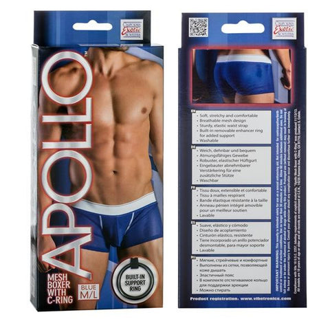 Apollo Mesh Boxer W-cring Blue M-l