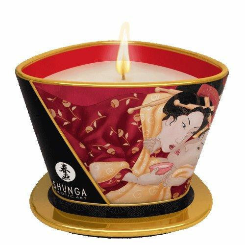 Massage Candle Sparkling Strawberry Wine