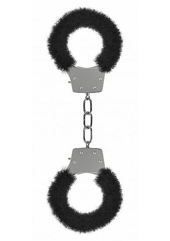 Pleasure Handcuffs Furry Black