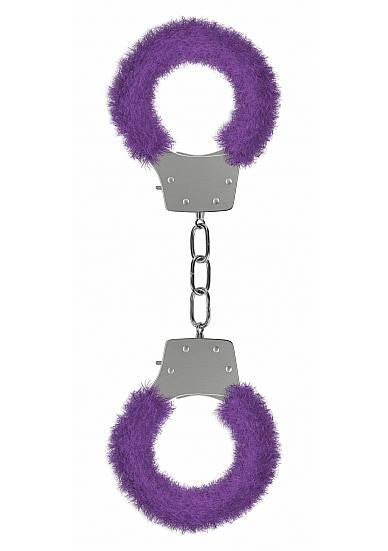 Pleasure Handcuffs Furry Purple