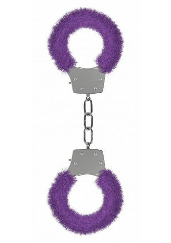 Pleasure Handcuffs Furry Purple