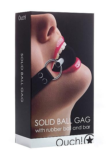 Solid Ball Gag Black