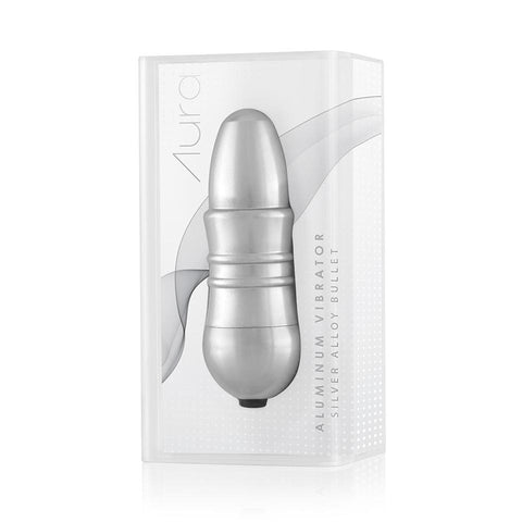 Aura Aluminum Bullet 3in Silvery Alloy