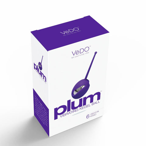 Vedo Plum Vib. Kegel Ball Into You Indigo