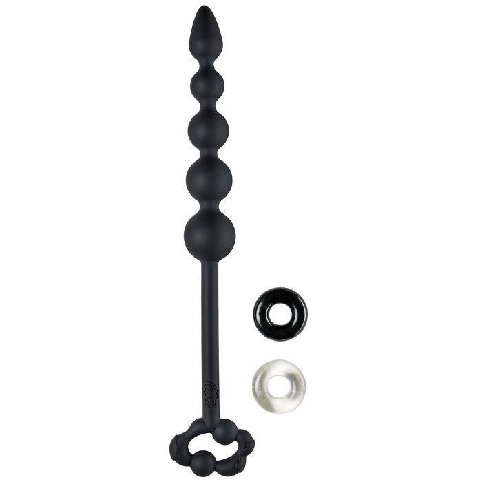 Cloud 9 Pro Sensual Tapered Silicone Anal Beads Black