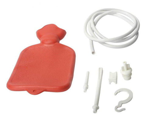 Bag System Economy Enema Set Red